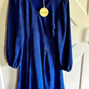 Chenault velour dress NWT